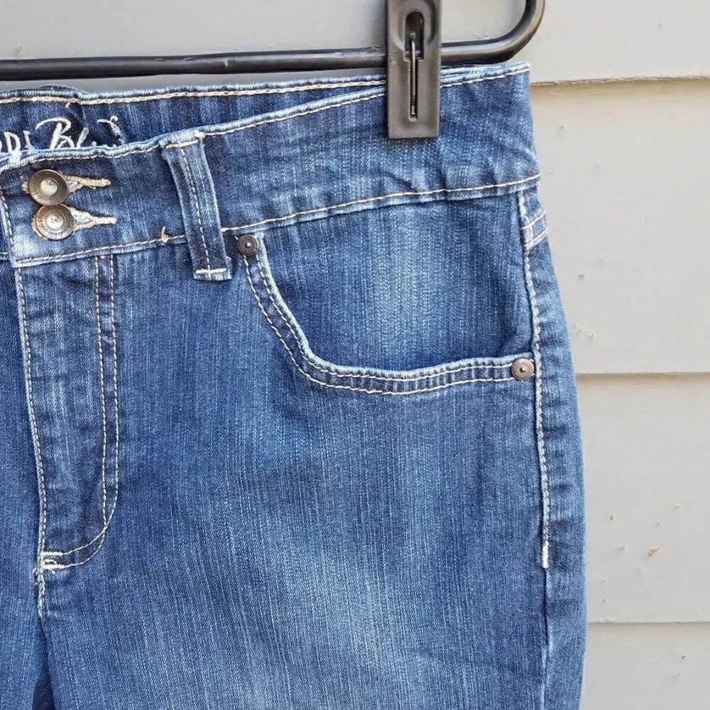 Code Bleu Brigitte Capris Jeans check Measurements - Picture 4 of 7